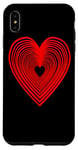 Coque pour iPhone XS Max Coeur Rouge Amour Amitié