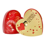 Valentines Day Chocolate Gifts For Him or Her - Lindt and Ferrero Rocher Heart Shaped Box Chocolate For Valentine, Mothers Day, Lovers