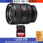 Sony FE 24mm f/1.4 GM + 1 SanDisk 128GB UHS-II 300 MB/s + Guide PDF ""20 TECHNIQUES POUR RÉUSSIR VOS PHOTOS