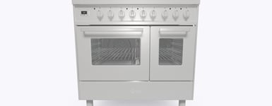 ILVE Pro Line 90 LDBI09WM3. Induktion. Dubbelugn. Rostfri. Beslag: Pro Line.