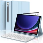Samsung Galaxy Tab S9 plus Case with Keyboard, Samsung Tablet 12.4-Inch Keyboard