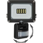 brennenstuhl LED-kohdevalo JARO 1060 P (LED-valonheitin seinäasennukseen ulkokäyttöön IP65, 10W, 1150lm, 6500K, liiketunnistimella)