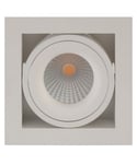 Dakota downlight, 30° tilt, dimbar LED 2700K 530lm