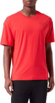 New HUGO BOSS mens red stretch designer casual lounge jeans t-shirt top Medium