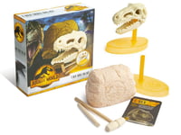 Jurassic World Dominion T-Rex Dinosaur Skull Dig Kit & Display Stand Kids 6+ Toy