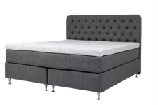 Classic Beds - CB-400 Kontinentalsäng Komplett (Antracit, Medium / Fast)