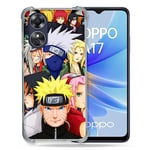Cokitec Coque Renforcée pour Oppo A17 Manga Naruto Team