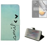 360° wallet case protective cover for Realme 11 Pro+ Design smile