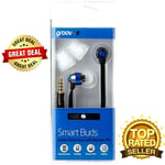 Groov-e Smart Buds Metal Earphones with Remote Mic Blue ✨✨GREAT PRICE✨✨