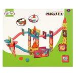 Magnatix - Magnetic Tiles 116 st – fina färger och former