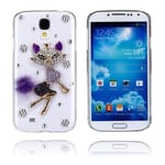 Samsung Luxury Bling (lila Katt) Galaxy S4 Skal
