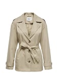 Onlline Short Trenchcoat Otw Noos Trench Coat Rock Beige ONLY