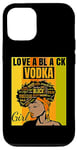 iPhone 14 Black Independence Day - Love a Black Vodka Girl Case