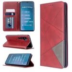 Plånboksfodral Xiaomi Mi Note 10 Business Röd/Grå