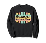 Explore Haleakala Retro US National Parks Nostalgic Sign Sweatshirt
