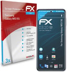 atFoliX 3x Screen Protector for Samsung Galaxy M53 5G clear