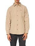 Jack Wolfskin Lakeside Roll-Up Chemise Men Homme, Sand Dune, FR : S (Taille Fabricant : S)