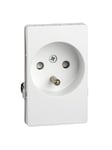 LK fuga single socket outlet 2p + pin earth 16a 1.5 module w