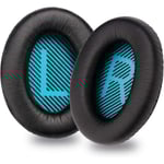 Öronkuddar för Bose QC25/QC35 II/QC35/QC15/AE2 AE2i AE2w Hörlurar för Bose Quietcomfort 35/Quiet Comfort 25/SoundTrue och SoundLink(AroundEar) Black