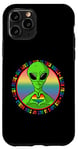 Coque pour iPhone 11 Pro Gay Pride LGBTQ Alien | Amour universel