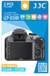 NEW JJC LCP-D3300 Camera LCD Screen Protector for NIKON D3500 D3400 D3300 D3200