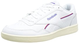 Reebok Men's Royal Techque T Sneakers, FTWR White/Vector Red/Bright Cobalt, 2.5 UK