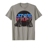 Star Wars Retro Darth Vader and Emperor Battle Movie Logo T-Shirt