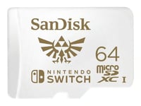 SanDisk Hukommelseskort 64G Nintendo Switch (Zelda-L)