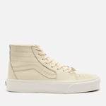 Vans Women's Sk8-Hi Tapered Leather Trainers - Marshmallow/Snow White UK 8