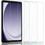3-Pack SAMSUNG TAB A9 (WiFi/4G/LTE) Skärmskydd - Härdat Glas 9H - Super kvalitet 3D