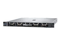 Dell PowerEdge R250 - Server - rackmonterbar - 1U - 1-veis - 1 x Xeon E-2314 / 2.8 GHz - RAM 16 GB - SAS - hot-swap 3.5 brønn(er) - SSD 480 GB - Matrox G200 - Gigabit Ethernet - uten OS - monitor: ingen - svart - med 3 Years Basic Onsite