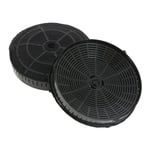 Home Equipement - Filtre charbon par 2 CFC0038668-CFC0140343 00701107 pour Hotte elica, essentiel b, hotpoint ariston , hotte decor essentielb ehdd
