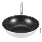 NonStick Frying Pan Composite Stainless Steel Induction Cooker Cooking To UK AUS