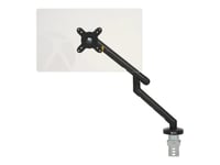 Bakker Elkhuizen Flexible Single - Monteringssats - Justerbar Arm Med Mekanisk Fjäder - För Bildskärm - Aluminium, Stål, Abs-Plast, Termoplastisk Gummi (Tpr), Polyamid (Pa6) - Svart - Skärmstorlek: 17"-35" (For Flat Screen), 17"-32" (For Curved Scre