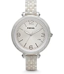 Fossil Klockarmband JR1407 Plast Vit 12mm