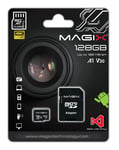Micro SD Card MAGIX 4K Series Class10 V30 + SD Adapter UP to 100MB/s (128GB)