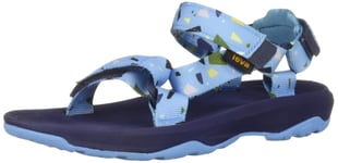 Teva Unisex Kids’ Hurricane Xlt2 C's Ankle Strap Sandals, Blue (Terrazo Print Blue 796), 1 UK