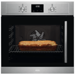 Aeg BCX335L11M Left side opening, handle on left. Multifunction oven with 6 functions. Retractable R