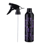 (Purple+Black)Hairdressing Spray Bottle Salon Barber Shop Hair Styling SLS