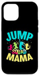 Coque pour iPhone 15 Pro Jump Squad Mama Trampoline rebondissant Trampoliniste