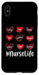 iPhone XS Max Happy Valentines Day Cute Heart I Nurse life Case