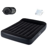 Uppblåsbar madrass 191x137x25 cm med inbyggd elektrisk pump INTEX 64148