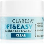 Claresa Soft&Easy Builder Gel styrkende gel-underlak til negle Skygge Clear 12 g