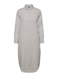 Lrl L/S Roll Tab His Shirt Ballet Sleeps Pink Stripe Grey Lauren Ralph Lauren Homewear