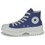 CONVERSE Men's Chuck Taylor All Star Lugged 2.0 Platform Seasonal Color Sneaker, Blue, 4.5 UK