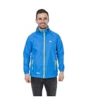 Trespass Mens & Womens/Ladies Qikpac Packaway Waterproof Shell Jacket - Blue Polyamide - Size 3XS