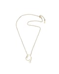 Efva Attling Little Curly P Örhänge Guld Halsband 40-45 cm