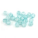 Hobby and Crafting Fun Glaspärlor 8 mm - Turquoise Ice 20 st