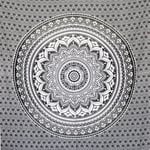 MOMOMUS Serviette de Plage Grande Taille, Géante et Anti Sable - Tapis/Drap de Plage XXL, 200x200, Familial - Idéale comme Grand Paréo et Couverture Pique Nique Fine - Gris, 210x230 cm