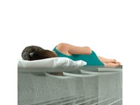 Intex Durabeam Pillow Rest Mid-Rise, Enkelmadrass, Rektangel, Inomhus & Utomhus, Inbyggd Luftpump